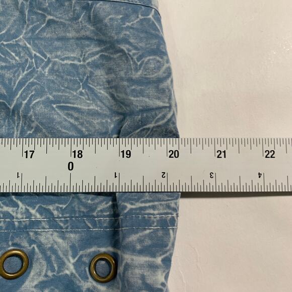 XCVI L Womens Digby Romper Playsuit Blue Stone Wash Chambray Comfort Boho - Picture 9 of 12